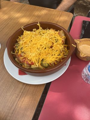 Nachos herbívors   at Sunset in Alp