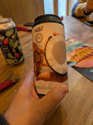 Piña colada IPA at Sunset in Alp