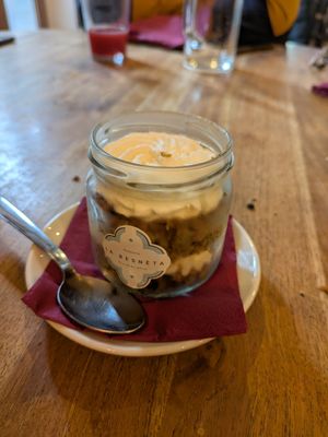 Carrot cake! at Sunset in Alp