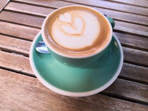 Oatley Flat white at Nordico Coffee Shop in Braga