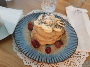 Pancakes at Nudie Foodie in Athens