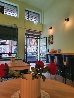 Inside at Nudie Foodie in Athens