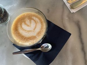 Oat Latte   at Locals Coffee in Amsterdam