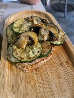 Tosta de verduras a la plancha  at María Tapas in Ourense