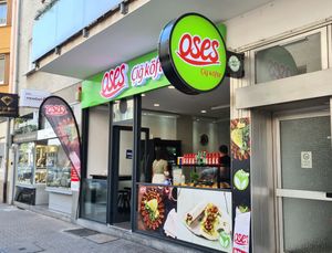 From the street at Oses Cig Köfte in Mannheim