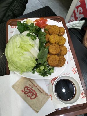 Falafel Paket at Oses Cig Köfte in Mannheim