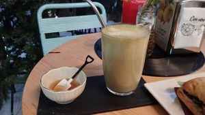 Chai Matcha at Café Jardí in Tarragona