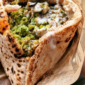 Vegan falafel at El Falafel d'en Shani - Food Stall in Barcelona