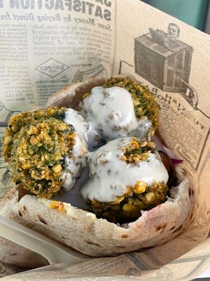 Pita at El Falafel d'en Shani - Food Stall in Barcelona