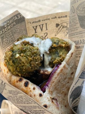 Pita at El Falafel d'en Shani - Food Stall in Barcelona