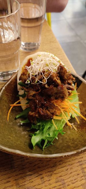 Original bao with biif at Momotoko - Kamppi in Helsinki