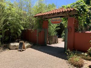 Entrance  at Casa de Luz in Austin