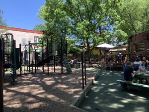 Playground for kids…and/or adults   at Casa de Luz in Austin