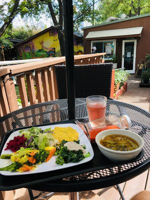 set lunch $12 at Casa de Luz in Austin