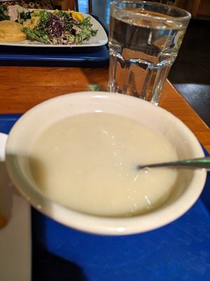 Soup of the day at Casa de Luz in Austin