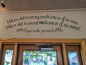 Yum factor 10. at Casa de Luz in Austin