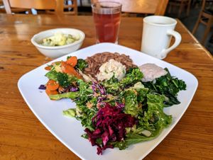 Yum factor 10. at Casa de Luz in Austin