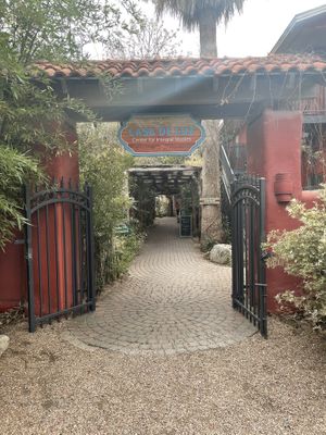 Entrance   at Casa de Luz in Austin