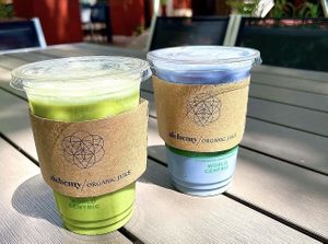 Drinks from alchemy  at Casa de Luz in Austin