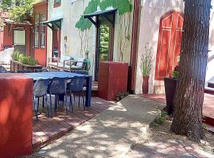 Seating   at Casa de Luz in Austin