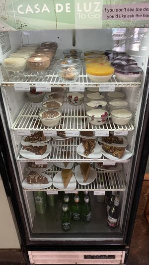 Desserts  at Casa de Luz in Austin