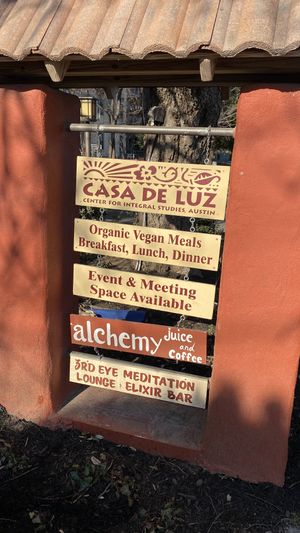   at Casa de Luz in Austin