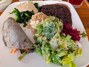 Sunday taco lunch... #Veganuary at Casa de Luz in Austin
