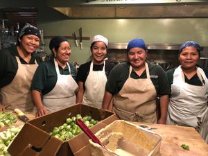Happy Cooks at Casa de Luz in Austin