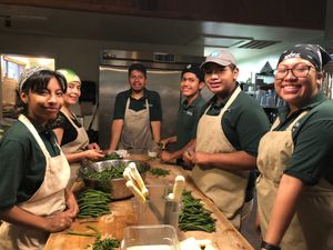 2nd generation Casa de Luz Cooks at Casa de Luz in Austin