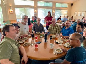 Camaraderie  at Casa de Luz in Austin