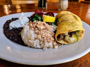 Taco terrific. at Casa de Luz in Austin