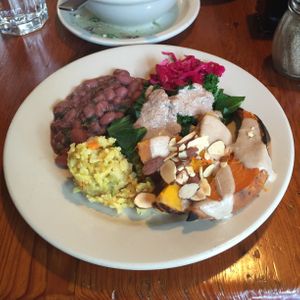 Another healthy dish at Casa de Luz in Austin