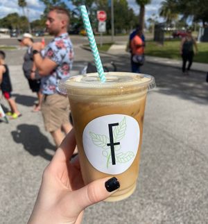 oat milk latte   at Framework  in Orlando