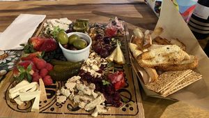 The vegan cheeseboard   at Eola General in Orlando