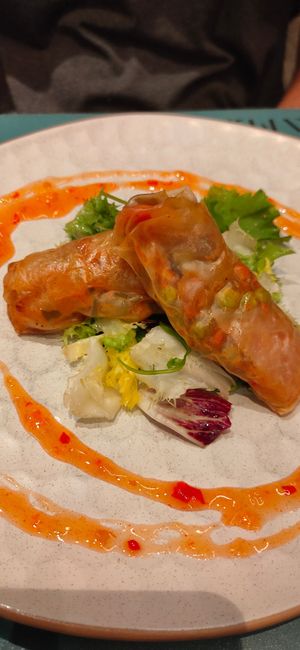 Rollitos de arroz at Porta Ferro in Manresa