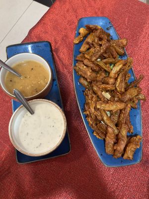 Onion Bhaji  at Indian Aroma in Madrid