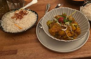 Aloo gobi   at Indian Aroma in Madrid