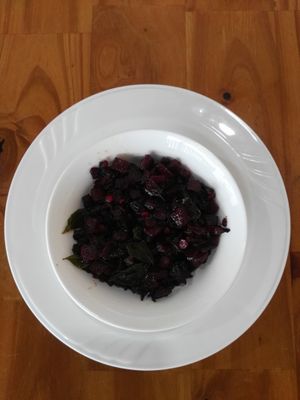 Vegan/Vegetarian-Beets/Beetroot Stir Fry
Vegano o Vegetariano-Remolacha Salteado
@ Sunny´s Indian Restaurant at Sunny's Indian Restaurant in La Fortuna