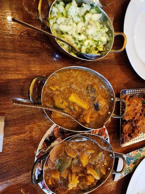 Mixed vegetables curry at Sunny's Indian Restaurant in La Fortuna