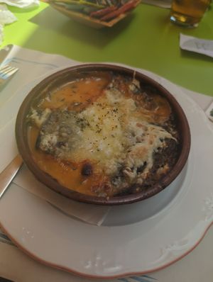 Vegan moussaka! at Daneku Ecológico in Benalmadena