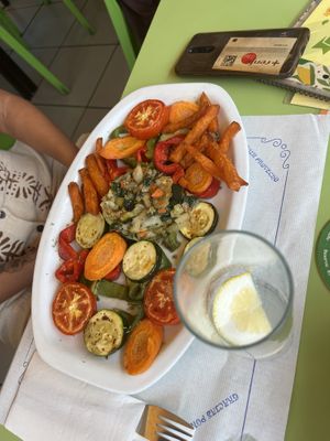 Grilled vegetables   at Daneku Ecológico in Benalmadena