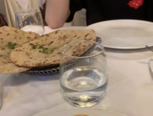 Indian bread with whole wheat flour and potatoes  at Gandhi in Turin