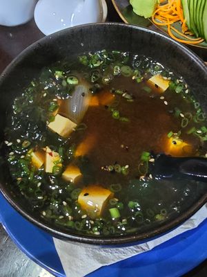 Miso souo at Aka Sushi in Lima