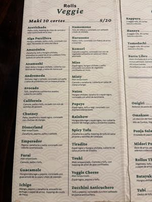   at Aka Sushi in Lima