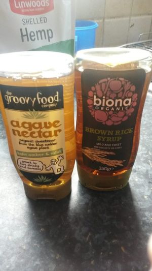 Agave and brown rice syrup 😋 at The Good Life in Wetherby