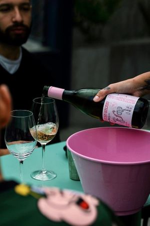 Rosado y terraza at Anfibio Vineria in Buenos Aires