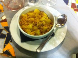 Apple / Cinnamon Dessert (vegan) at Eno in Turin