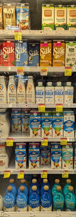 non-dairy milk at New Seasons Market - Woodstock in Portland