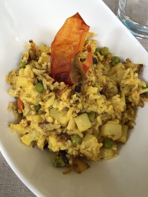 Indian spiced rice  at Kipling in Turin