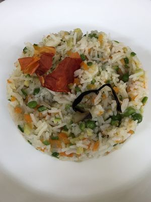 Basmati rice with veggies  at Kipling in Turin